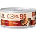 Wellness CORE 95% Chicken Grain-Free Canned Cat Food, 5.5-oz, case of 12