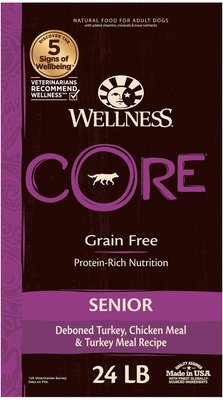 3. Wellness CORE Grain-Free Senior Dry Dog Food