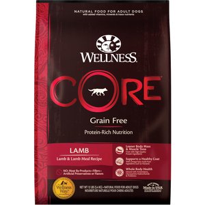 Wellness CORE Grain-Free Lamb Recipe Dry Dog Food, 12-lb bag