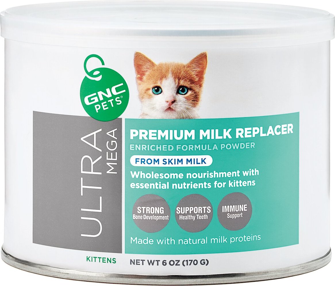 GNC Pets Ultra Mega Premium Milk Replacer Kitten Powder Formula, 6-oz