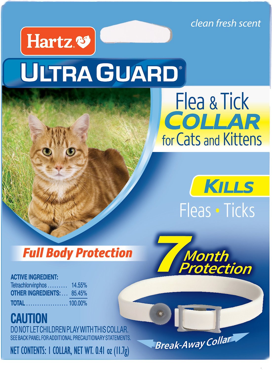 HARTZ UltraGuard Flea & Tick Collar for Cats, 1 Collar (7mos. supply