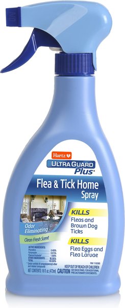 Hartz UltraGuard Plus Flea & Tick Odor Eliminating Home Spray, 16-oz bottle slide 1 of 7