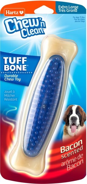 Hartz Chew 'n Clean Tuff Bone Tough Dog Chew Toy Toy, Color Varies, X-Large slide 1 of 8