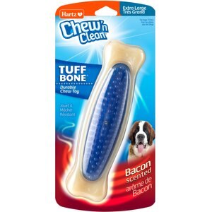 Hartz Chew 'n Clean Tuff Bone Tough Dog Chew Toy Toy, Color Varies, X-Large