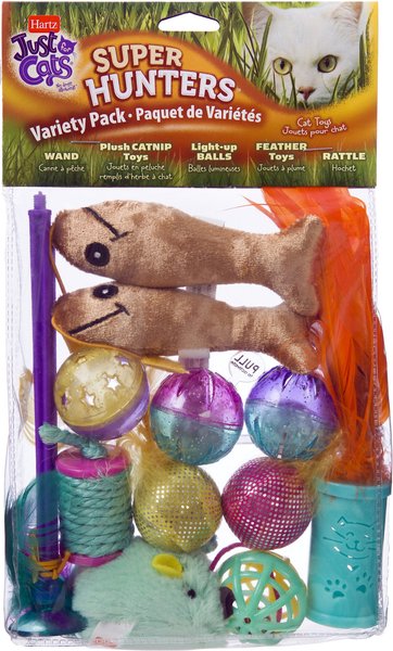 Hartz Just For Cats Super Hunters Cat Toy Variety Pack, 13 count slide 1 of 6