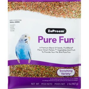 ZuPreem Pure Fun Enriching Variety Small Bird Food, 2-lb bag