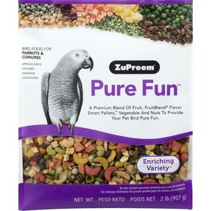 ZuPreem Pure Fun Enriching Variety Parrot & Conure Food, 2-lb bag