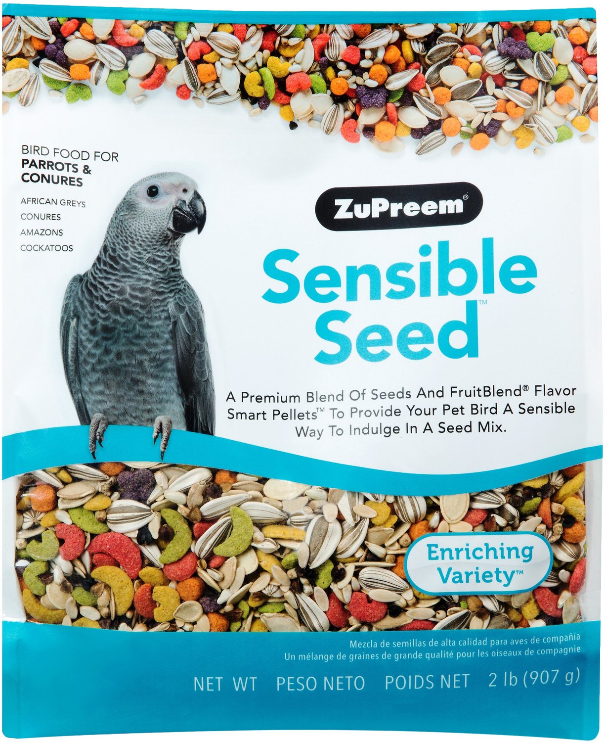 Zupreem Sensible Seed Enriching Variety Parrot Conure Food 2 Lb Bag Chewy Com,Pellet Grill Pellet Storage