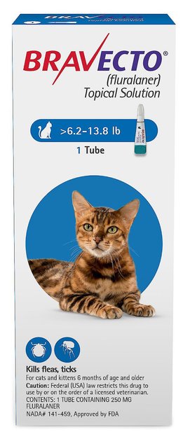 BRAVECTO Topical Solution for Cats, 6.2 