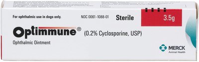 Optimmune (0.2% Cyclosporine) Ophthalmic Ointment for Dogs, slide 1 of 1