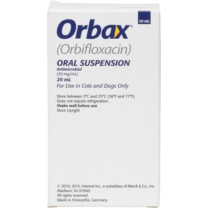 Orbax Oral Suspension for Dogs & Cats, 30 mg/mL, 20-mL