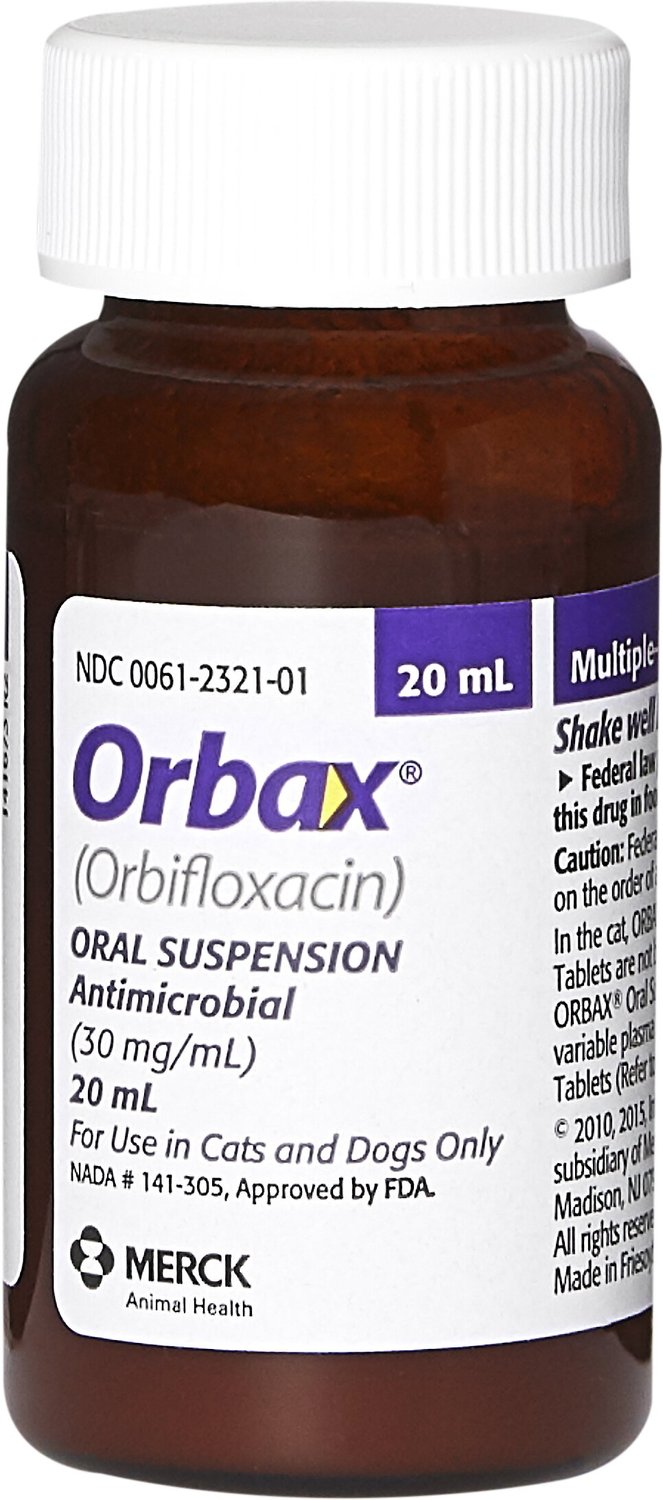 Orbax Oral Suspension for Dogs & Cats, 30 mg/mL, 20mL