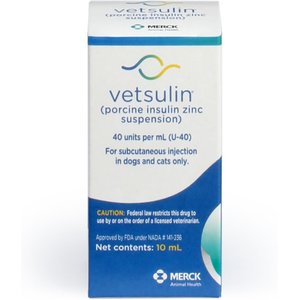 Vetsulin Insulin U-40 for Dogs & Cats, 10-mL