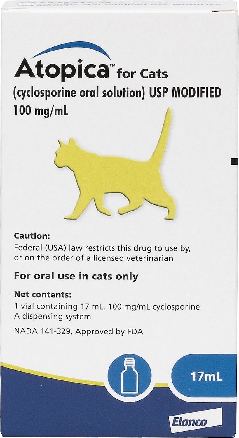 ATOPICA (Cyclosporine) Oral Solution for Cats (Free Shipping) Chewy