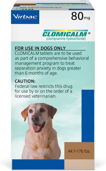 Clomicalm (Clomipramine HCl) Tablets for Dogs, 80-mg, 1 tablet slide 1 of 8