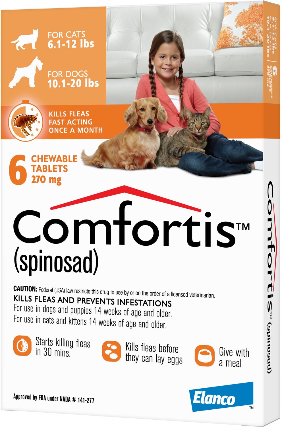 COMFORTIS Chewable Tablets for Dogs 10 