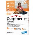 Comfortis Chewable Tablet for Dogs, 10.1-20 lbs, & Cats, 6.1-12 lbs, (Orange Box), 6 Chewable Tablets (6-mos. supply)
