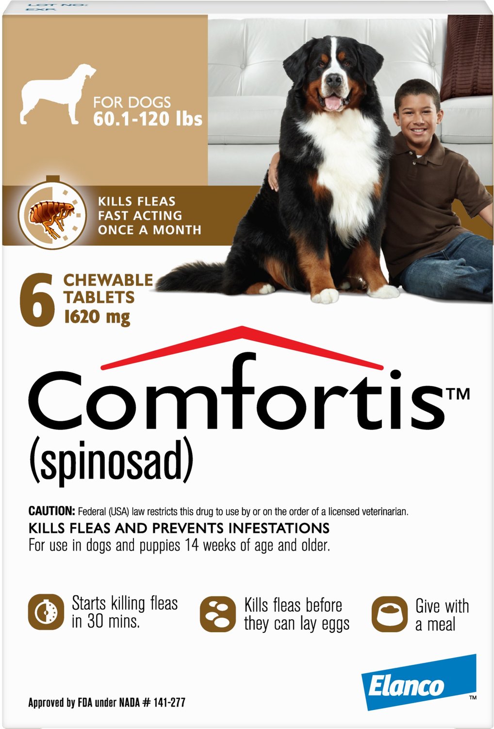 comfortis flea tick dogs