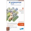 Interceptor Plus Chew for Dogs, 2-8 lbs, (Orange Box), 6 Chews (6-mos. supply)