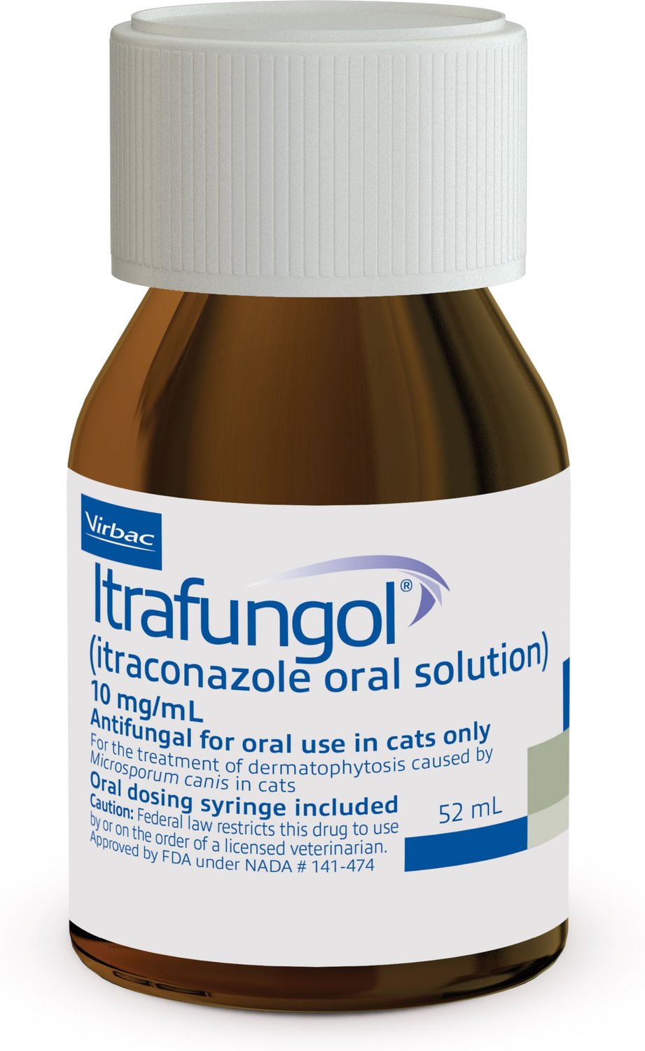 Itrafungol Oral Solution for Cats, 10 mg/mL, 52mL