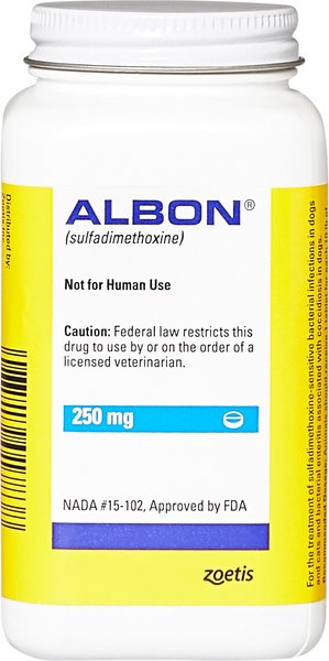 Albon Tablets for Dogs & Cats, 250-mg, 1 tablet slide 1 of 5