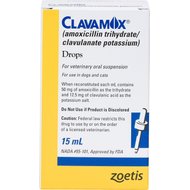 Clavamox (Amoxicillin / Clavulanate Potassium) Oral Suspension for Dogs & Cats