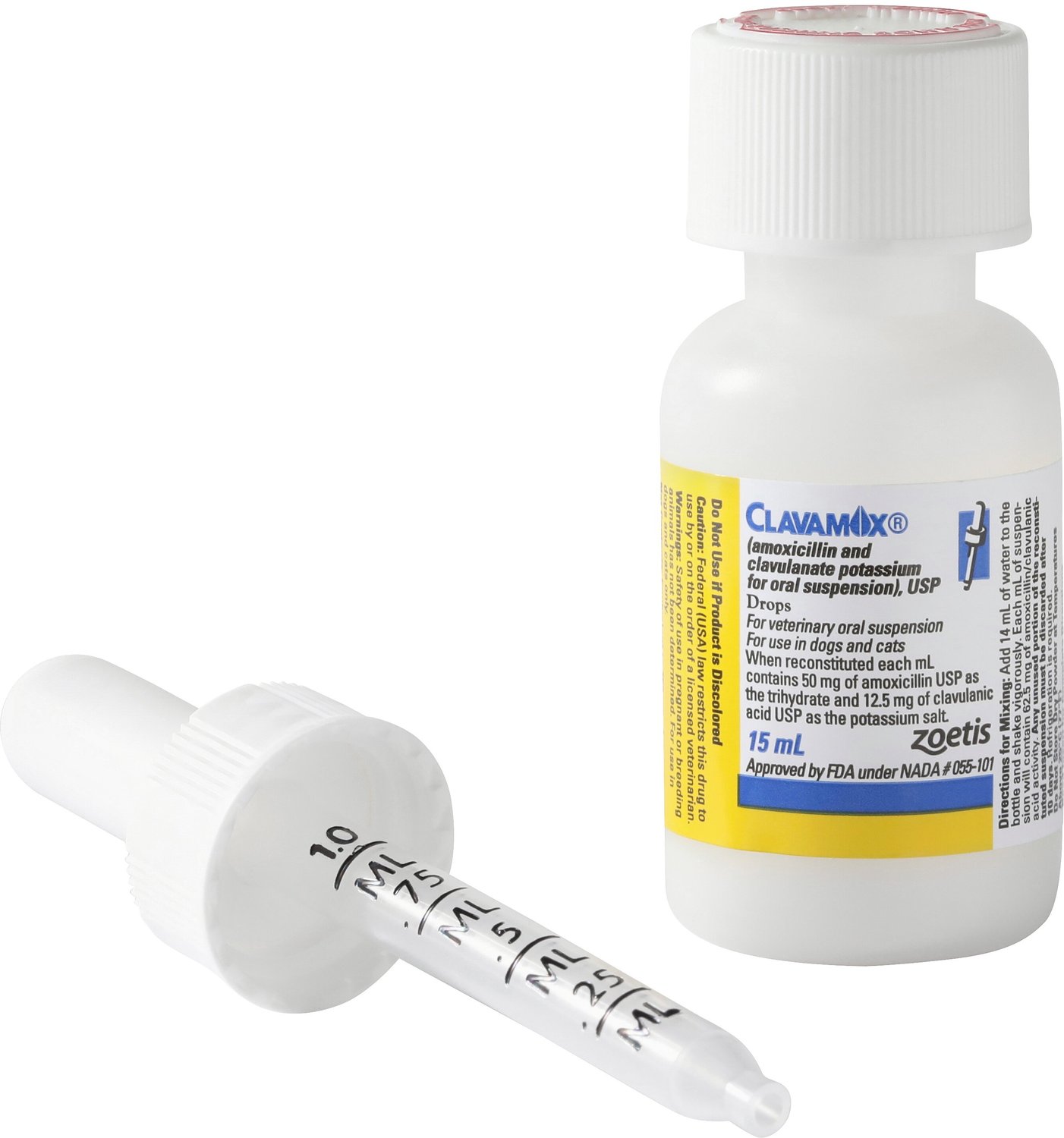 CLAVAMOX (Amoxicillin / Clavulanate Potassium) Oral Suspension for Dogs
