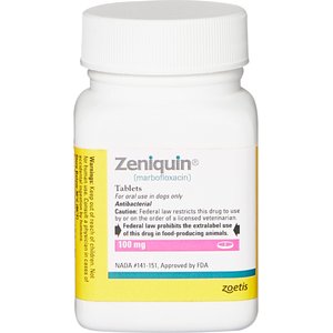 Zeniquin Tablets for Dogs & Cats, 100-mg, 1 tablet