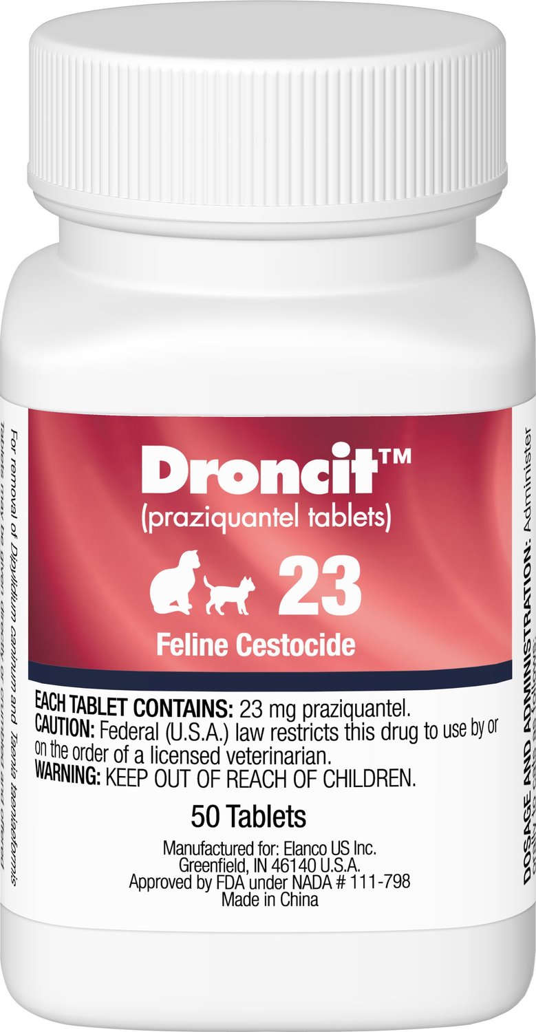 Droncit Tablets for Cats, 23mg, 1 tablet