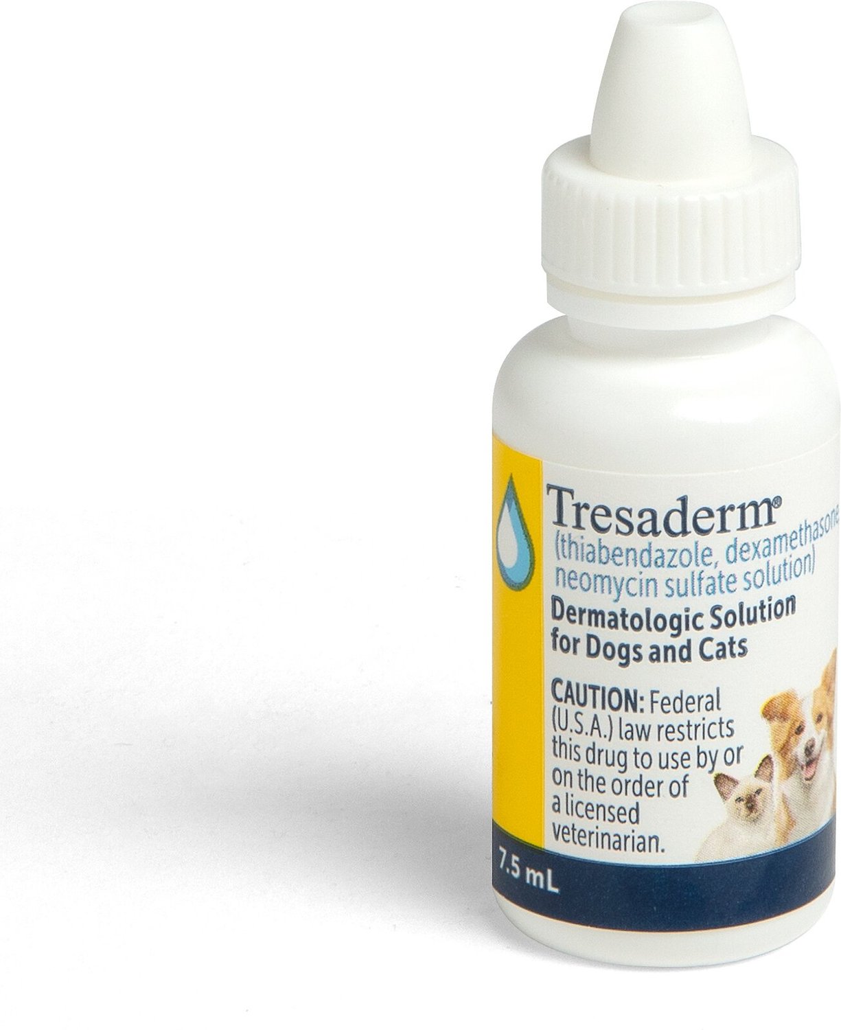 Tresaderm Topical Solution for Dogs & Cats, 7.5mL
