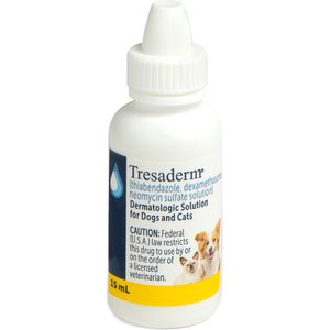 Tresaderm Topical Solution for Dogs & Cats, 15-mL