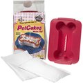 PetCakes Carob Flavor Microwavable Birthday Cake Mix Kit With Bone Shaped Pan Dog Treats, 4.6-oz bag