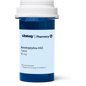 Amitriptyline HCl (Generic) Tablets, 10-mg, 1 tablet
