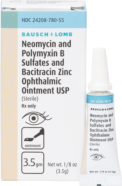 Neo-Poly-Bac (Generic) Ophthalmic Ointment for Dogs & Cats, 3.5-g slide 1 of 6
