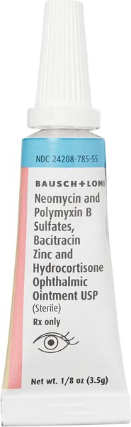 Neo-Poly-Bac with Hydrocortisone (Generic) Ophthalmic Ointment for Dogs & Cats, 3.5-g slide 1 of 5