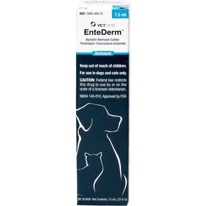 EnteDerm Topical Ointment for Dogs & Cats, 7.5-mL