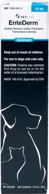 EnteDerm Topical Ointment for Dogs & Cats, 15-mL - Chewy.com