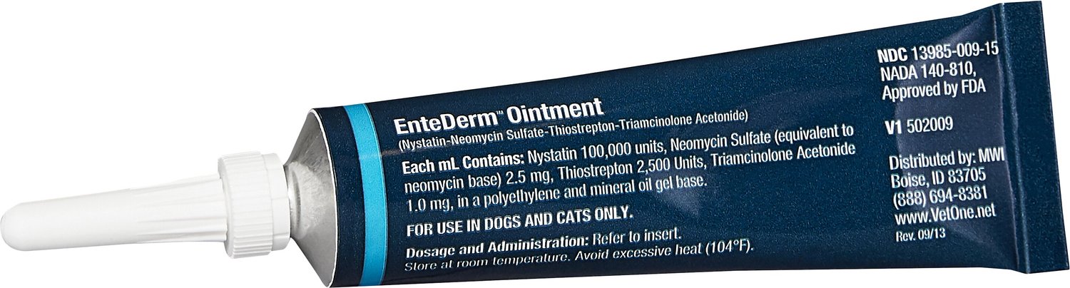 ENTEDERM Topical Ointment for Dogs & Cats, 15-mL - Chewy.com