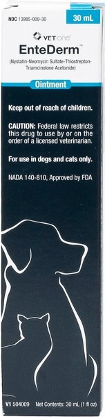 EnteDerm Topical Ointment for Dogs & Cats, 30-mL slide 1 of 6