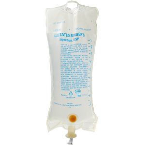 ICU Medical Lactated Ringers Electrolyte Injection Solution, 1000-mL