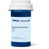 Methimazole (Generic) Tablets for Cats, 5-mg, 1 tablet