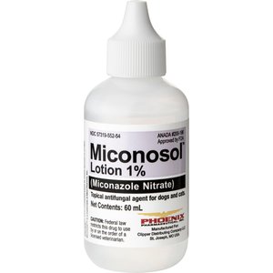 Miconazole Nitrate (Generic) Lotion 1% for Dogs & Cats, 60-mL