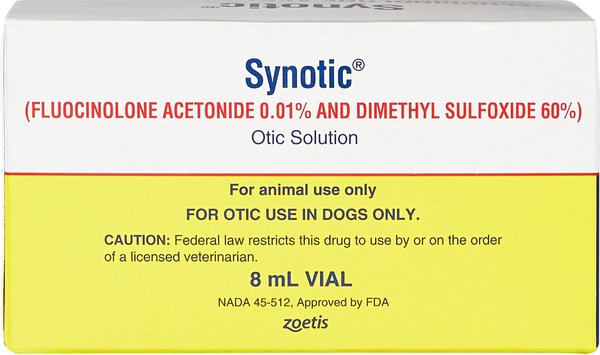 Synotic Otic Solution for Dogs, 8-mL slide 1 of 6