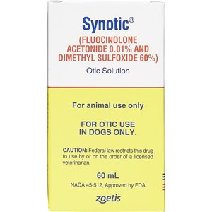 Synotic Otic Solution for Dogs, 60-mL