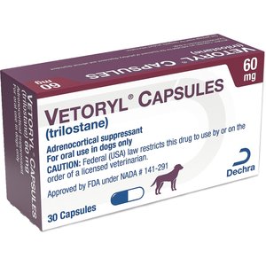 Vetoryl Capsules for Dogs, 60-mg, 30 capsules