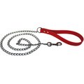 OmniPet Chain Dog Leash, Red, Lightweight, 4-ft