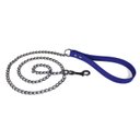 OmniPet Chain Dog Leash, Blue, Heavyweight, 4-ft