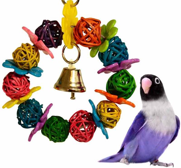 Super Bird Creations Daisy Ring Bird Toy, Small slide 1 of 3