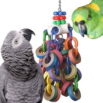Super Bird Creations Bagel Cascade Bird Toy, Large, slide 1 of 1