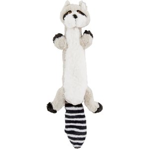 Frisco Skinny Plush Squeaking Raccoon Dog Toy